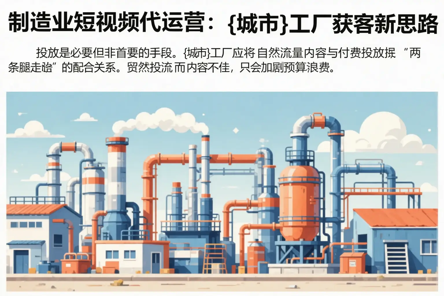 制造业短视频代运营:袁州工厂获客新思路